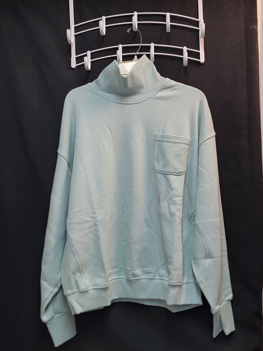 Reebok Men's Turtleneck Sweatshirt in Light Sage